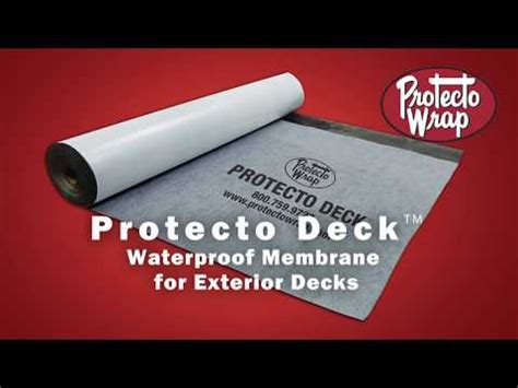 NEW! Protecto Deck™ – Waterproofing System for Exterior Decks ...