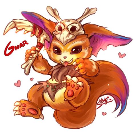 Gnar League Of Legends Fanart League Of Legends Characters League