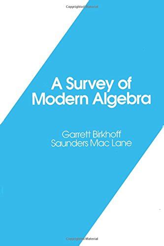 『a Survey Of Modern Algebra』｜感想・レビュー 読書メーター