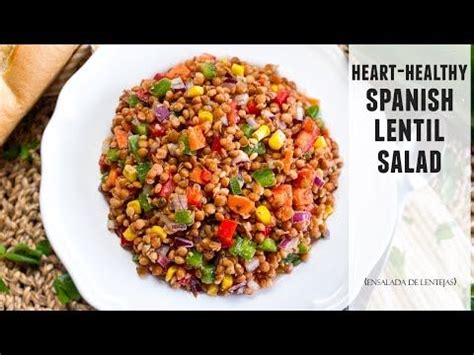 Spanish Lentil Salad Recipe