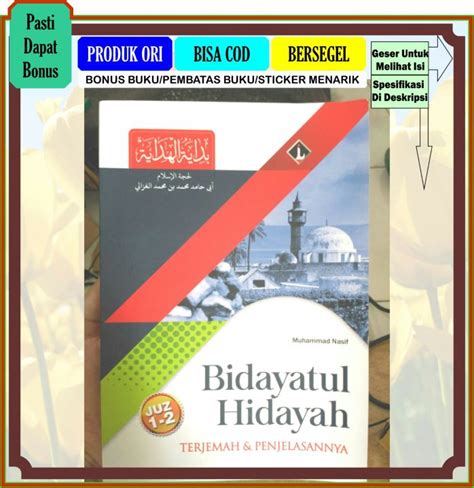 Buku Kitab Bidayatul Hidayah Terjemah Lengkap Plus Penjelasan Lazada