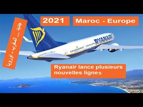 Ryanair Lance De Nouvelles Ligne Maroc Europe