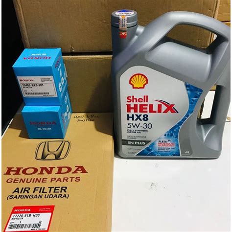 Jual Shell Helix Hx W L Paket Filter Oli Honda Hrv Prestige