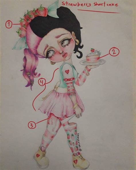 Strawberry Shortcake Fanart versión propia Crybabies Amino