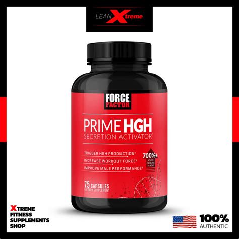 Force Factor Prime H G H Secretion Activator Capsules Achieve