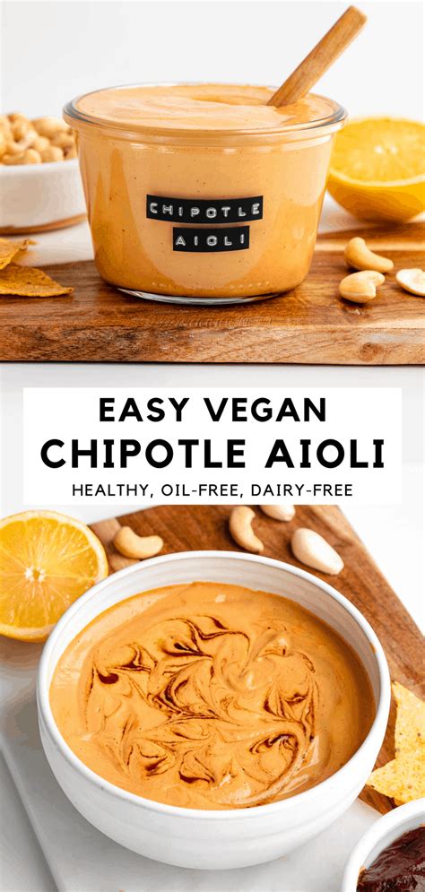 Vegan Chipotle Aioli Recipe Vegan Chipotle Recipes Chipotle Aioli