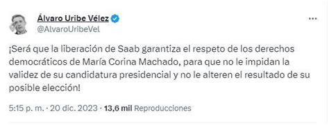 El Duro Cuestionamiento Del Expresidente Álvaro Uribe Al Gobierno De