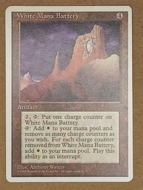 Mtg Card White Mana Battery Rare 4th Edition Lp 300 Picclick Ca