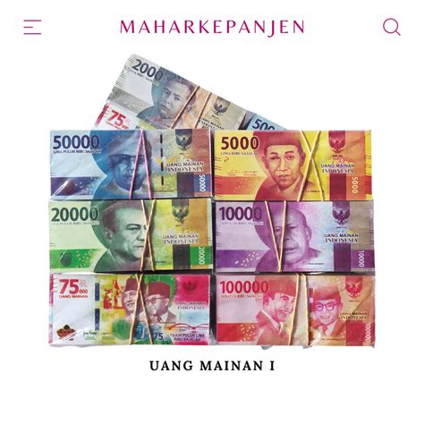 Jual Uang Mainan Untuk Mahar Mirip Asli Isi ±450 Lembar Pack Shopee