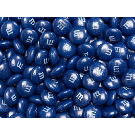 M&M's Milk Chocolate Candy - Dark Blue: 5LB Bag | Candy Warehouse