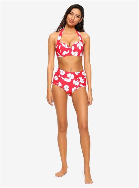 Lilo Stitch Leaf Print Bikini The Best Disney Swimsuits For Adults