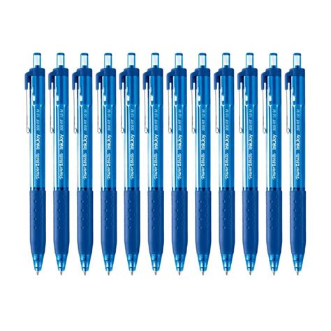 Papermate Inkjoy Retractable Ballpoint Pen Medium Mm Blue Box