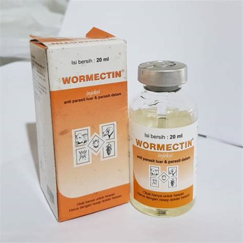 Jual Wormectin Ml Obat Kutu Caplak Tungau Dan Cacing Shopee Indonesia