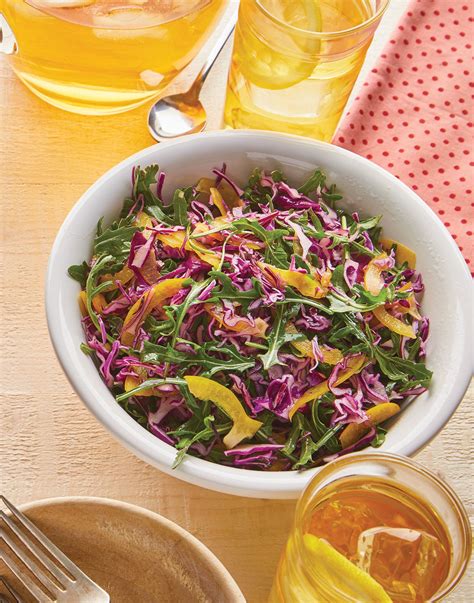 Red Cabbage Arugula Slaw Recipe