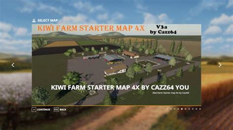 Fs Kiwi Farm Starter Map X Update V A Farming Simulator Mods