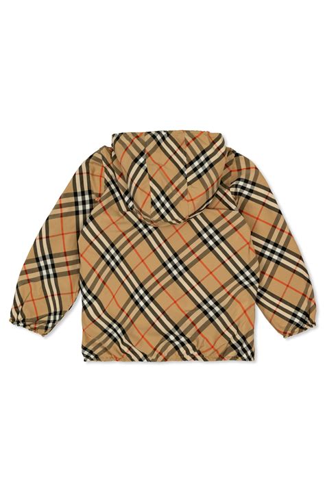 Burberry Kids Reversible Hooded Jacket Kidss Boys Clothes 4 14