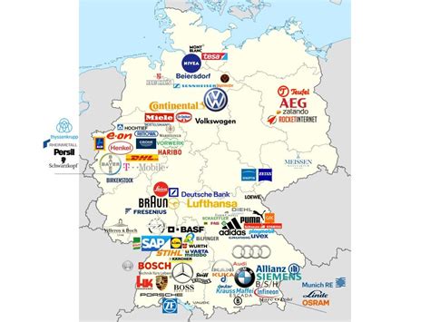 Major German companies and brands : r/MapFans