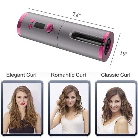 Cordless Auto Rotating Ceramic Hair Curler Inspire Uplift