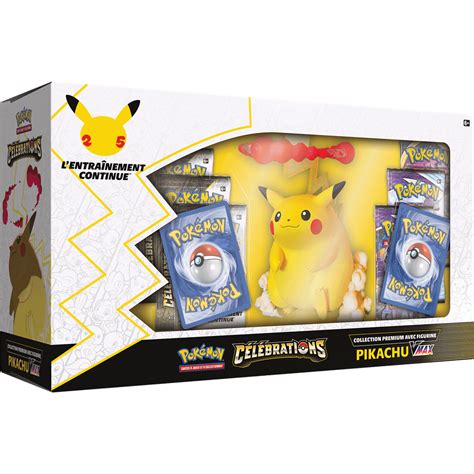 Acheter Célébrations Coffret Pokémon Premium Figurine Pikachu VMAX