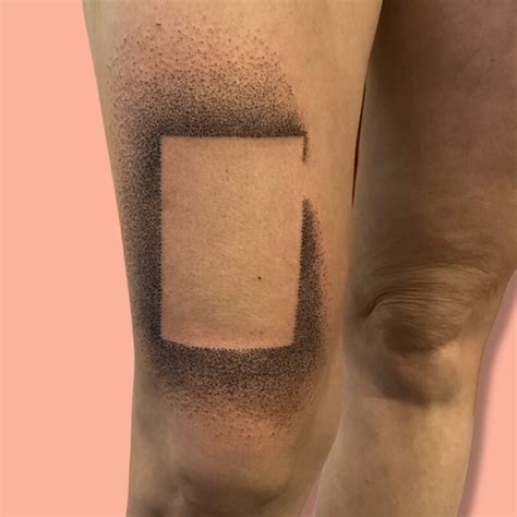 Blackwork Negative Space Tattoo To Get Lost In Body Artifact