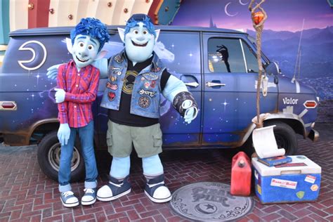 Ian And Barley From Disney And Pixars Onward At Disney California Adventure Photos Video