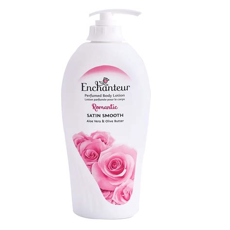 Enchanteur Perfumed Body Lotion Moisture Silk Aloe Vera Olive Butter