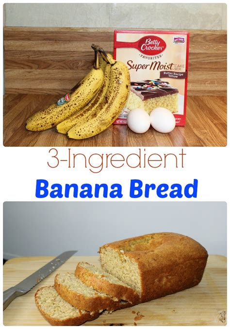 3 Ingredient Banana Bread Super Affordable And Easy To Whip Up