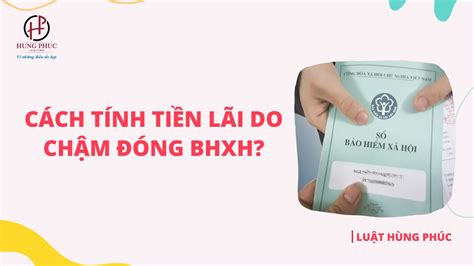 Cách tính tiền lãi do chậm đóng BHXH Pháp luật Doanh nghiệp