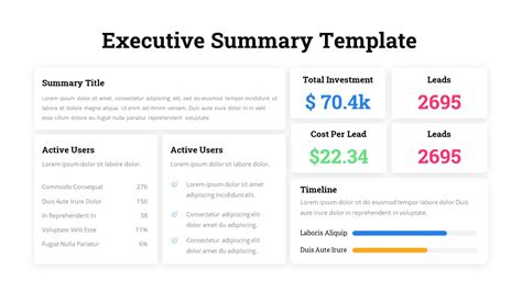 Executive Summary Template Powerpoint Slidebazaar