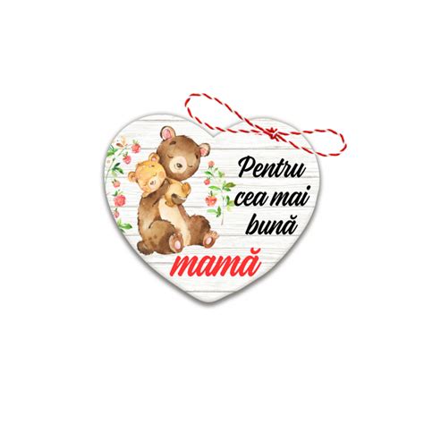 Martisor Handmade Pentru Cea Mai Buna Mama Model Urs Aidaart Ro