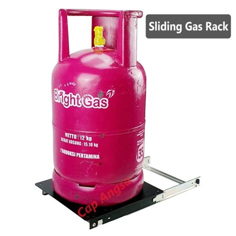 Jual Sliding Gas Rack Tatakan Gas Roda Elpiji Roda Lpg Alas Tabung Gas