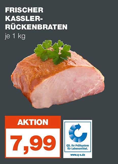 Frischer Kassler rückenbraten Angebot bei Real