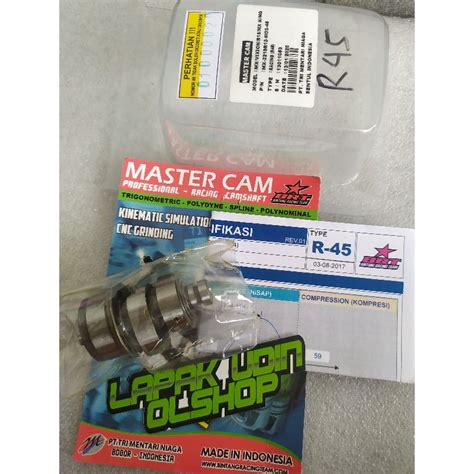 Jual Noken As Master Cam BRT Type R45 RACING Yamaha Jupiter MX 135