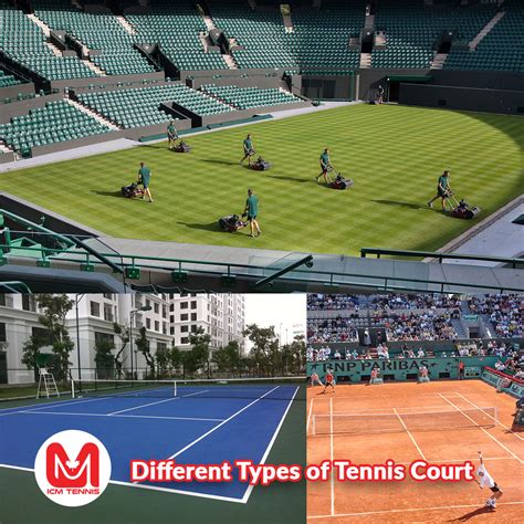 Different types of tennis court - ICMTennis | Tennis in Oshawa, Whitby