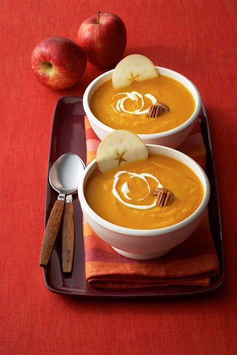 Smoked Apple And Butternut Squash Soup Recipe Thanksgiving Soup Recipes Vegan