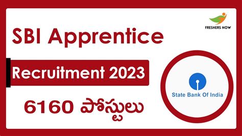 Sbi Apprentice Recruitment Notification In Telugu For Posts