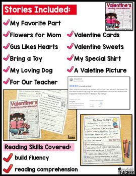 Valentine S Day Reading Comprehension By A Teachable Teacher Tpt