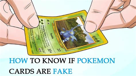 How To Know If Pokemon Cards Are Fake Youtube