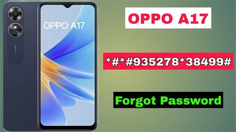 Oppo A Cph Hard Reset All Type Password Lock Pattern Lock