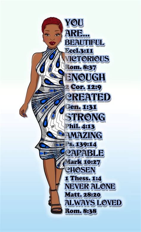 Black Women Empowered Affirmations Inspirational Poster Etsy