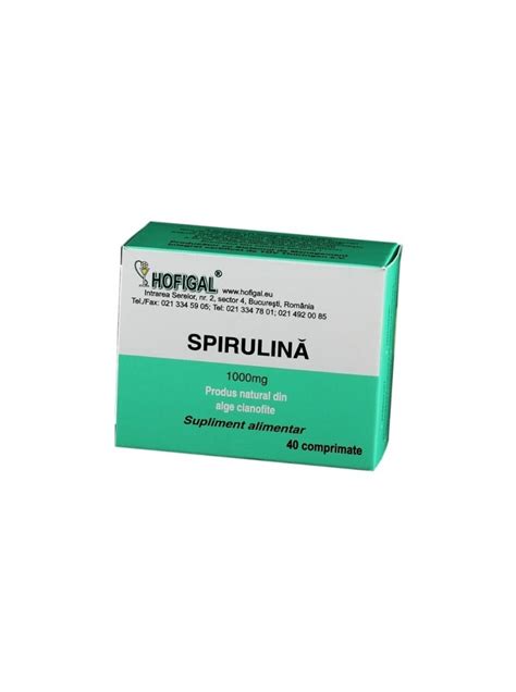 Spirulina Hofigal 1000 Mg 40 Cps