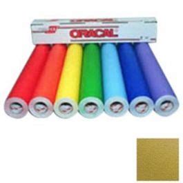 ORACAL 641 Economy Calendered Vinyl, 091 Gold, 15" Punched