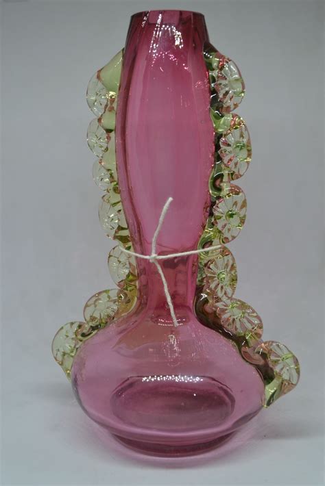 late  century vaseline vase