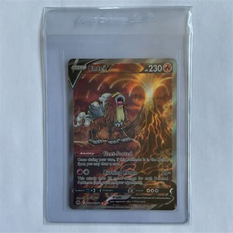 Entei V Gg Gg Pokemon Crown Zenith Galarian Gallery Ultra Rare