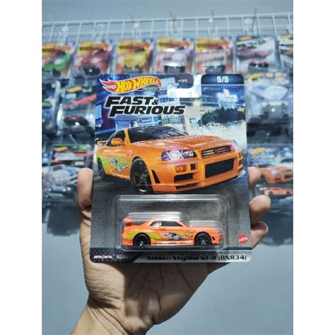 Jual Hot Wheels Premium Nissan Skyline R Oren Shopee Indonesia