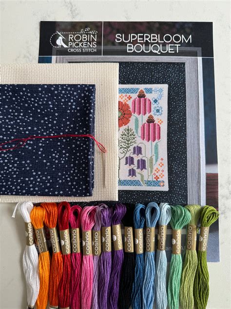 Cross Stitch Kits From Robin Pickens And Moda Fabrics Robin Pickens