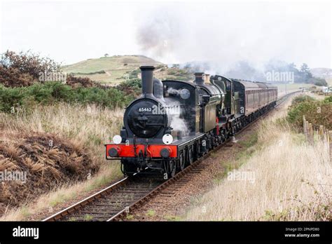 A Steam Locomotive At A North Norfolk Railway Steam Gala Stock Photo