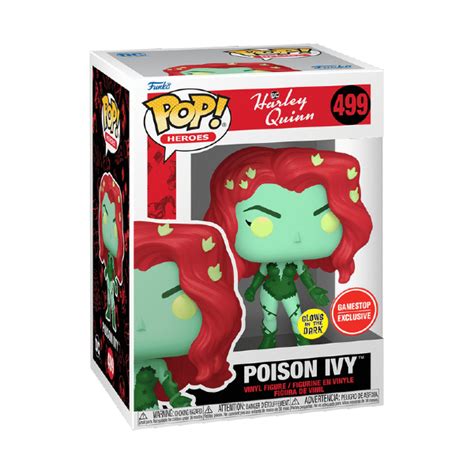 Funko Pop Heroes DC Comics Harley Quinn Poison Ivy 499 Exclusivo Glow