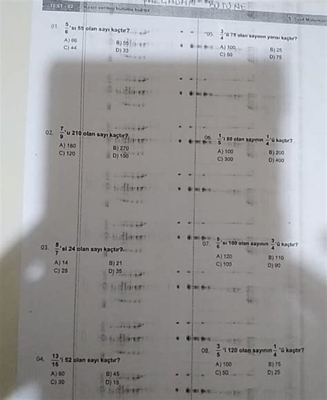 5 sınıf matematik kesirler arkadaşlar bunu yapar mısınız nolur boş