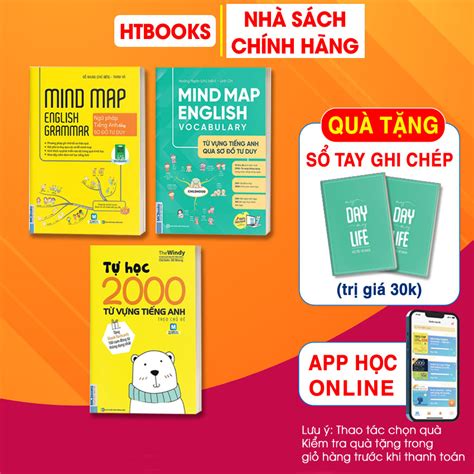 Mua Sách Combo Mindmap Englishtừ Vựng Tiếng Anh Qua Sơ Đồ Tư Duy Và Tự Học 2000 Từ Vựng Tiếng